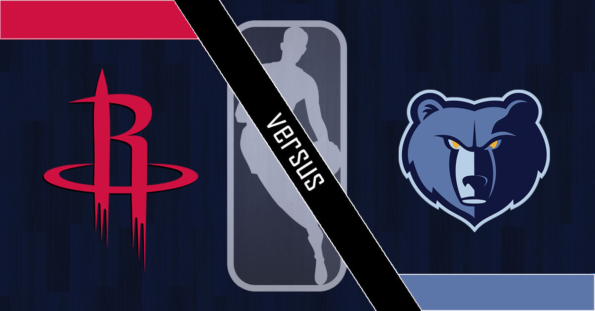 Houston Rockets vs Memphis Grizzlies Logos - NBA Logo
