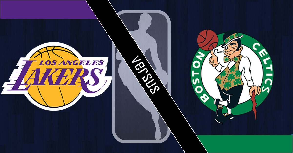 Los Angeles Lakers vs Boston Celtics Logos - NBA Logo