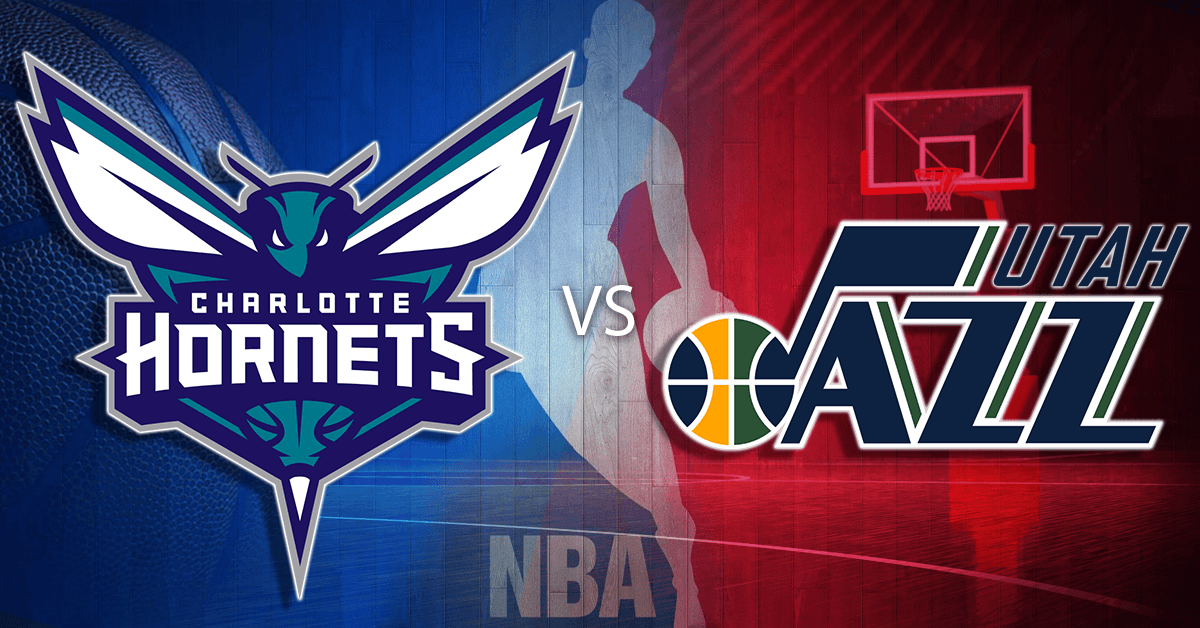 Charlotte Hornets Vs Utah Jazz Logo - NBA Logo