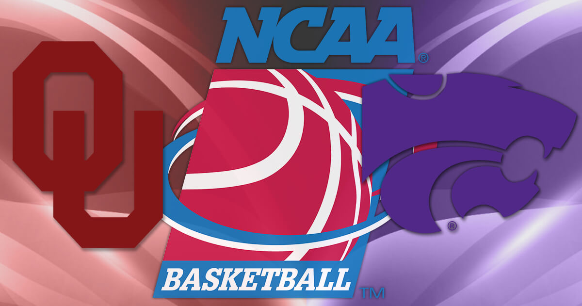 Oklahoma Sooners vs Kansas State Wildcats Logos - NCAA Basketball Logo