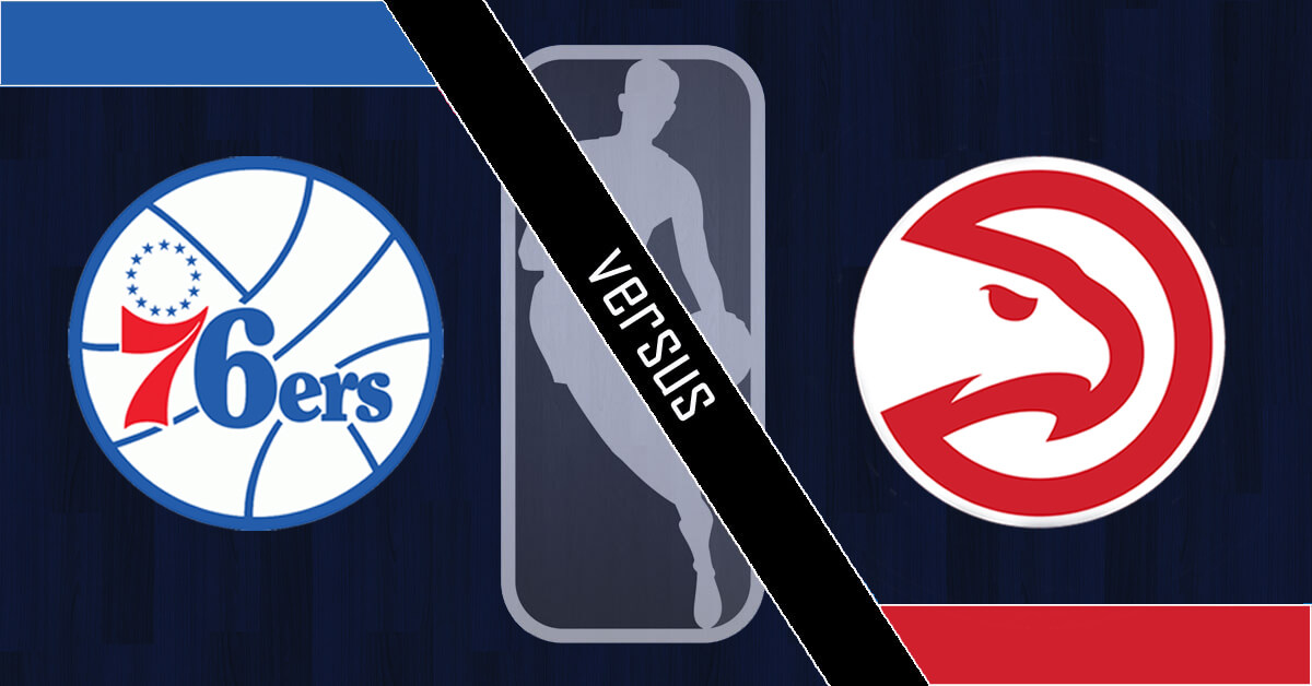 Philadelphia 76ers vs Atlanta Hawks Logos - NBA Logo