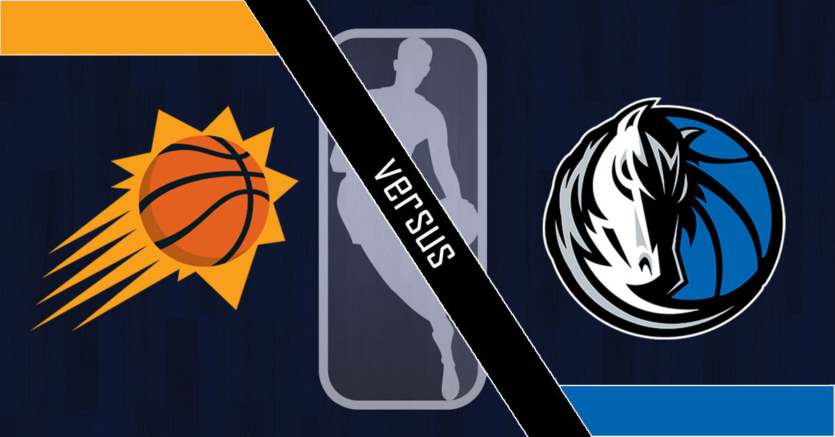 Phoenix Suns vs Dallas Mavericks Logos - NBA Logo