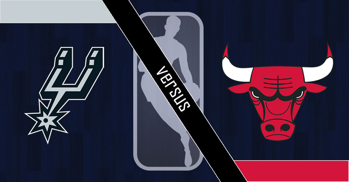 San Antonio Spurs vs Chicago Bulls Logos - NBA Logo