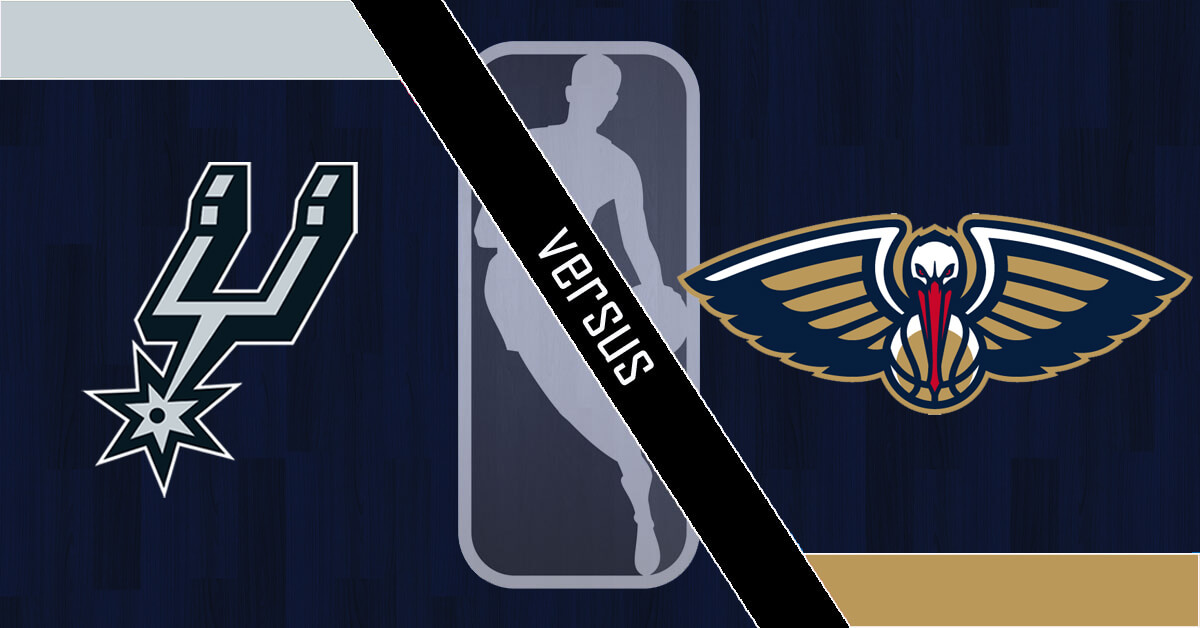 San Antonio Spurs vs New Orleans Pelicans Logos - NBA Logo