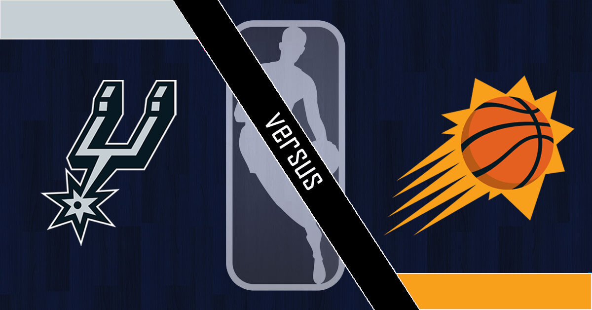 San Antonio Spurs vs Phoenix Suns Logos - NBA Logo