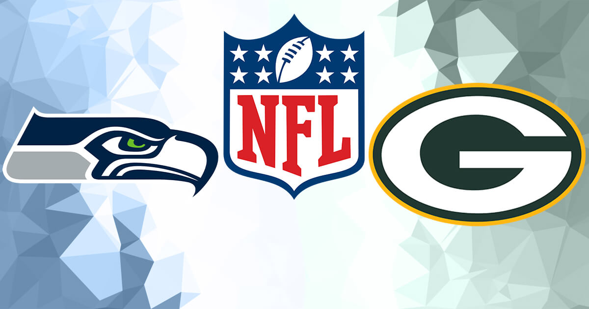 Seattle Seahawks vs Green Bay Packers Logos - NFL Logo