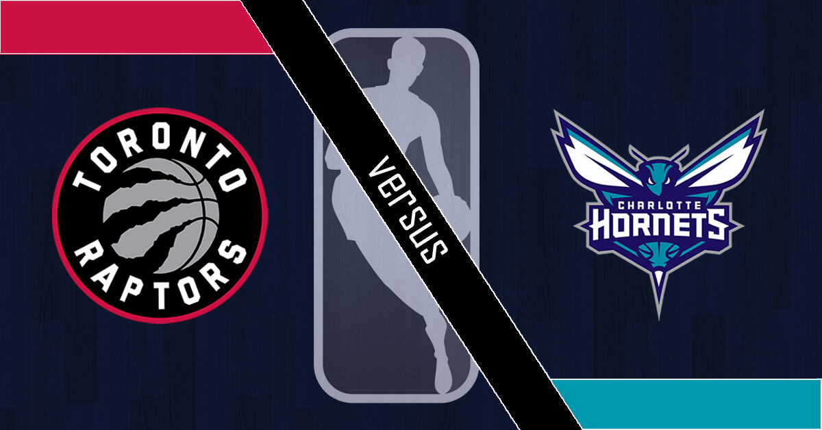 Toronto Raptors vs Charlotte Hornets Logos - NBA Logo