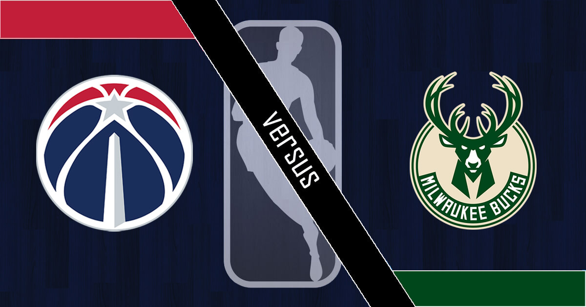 Washington Wizards vs Milwaukee Bucks Logos - NBA Logo