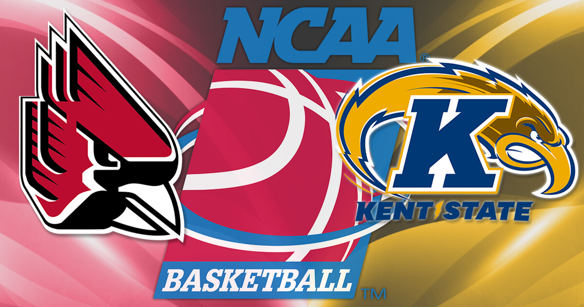 Ball State vs Kent State Logos - NCAA Basketball Logo