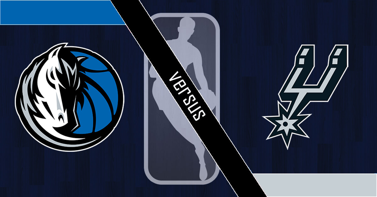 Dallas Mavericks vs San Antonio Spurs Logos - NBA Logo