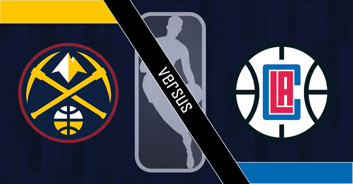 Denver Nuggets vs Los Angeles Clippers Logos - NBA Logo