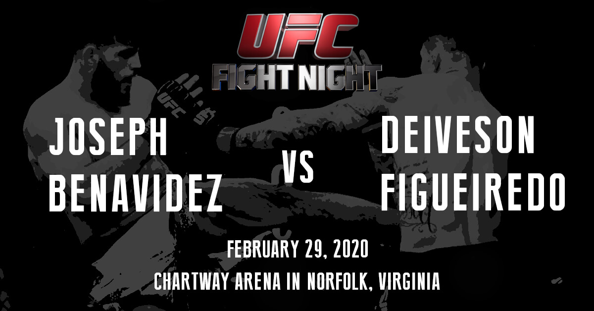Fighters Joseph Benavidez vs Deiveson Figueiredo - UFC Fight Night Logo