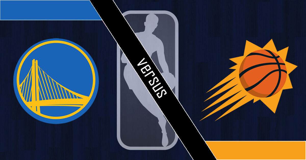 Golde State Warriors vs Phoenix Suns Logos - NBA Logo