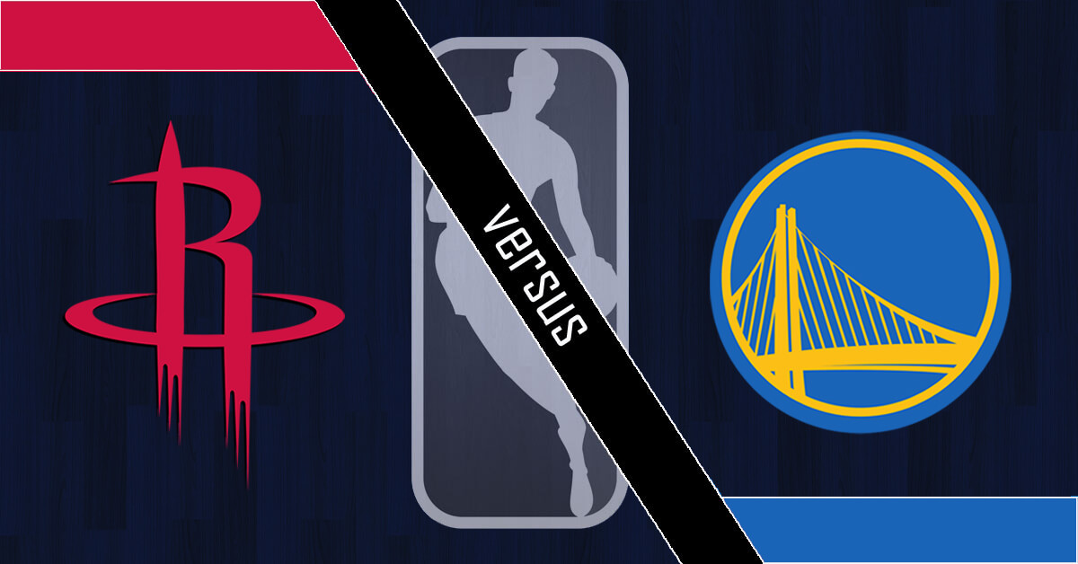 Houston Rockets vs Golden State Warriors Logos - NBA Logo