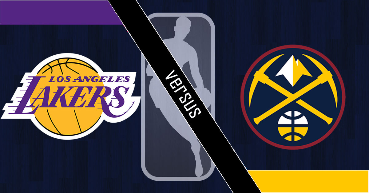 Los Angeles Lakers vs Denver Nuggets Logos - NBA Logo