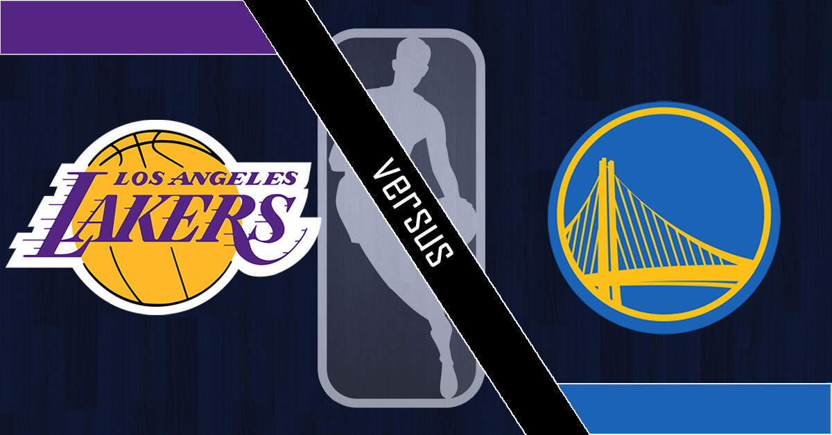 Los Angeles Lakers vs Golden State Warriors Logos - NBA Logo