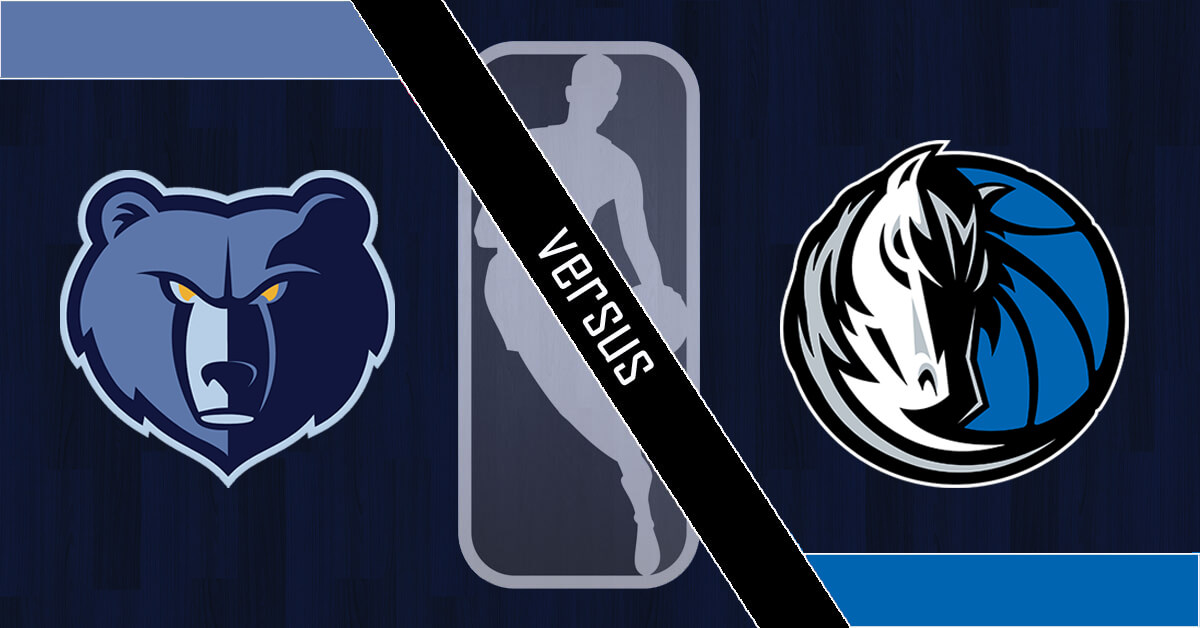 Memphis Grizzlies vs Dallas Mavericks Logos - NBA Logo