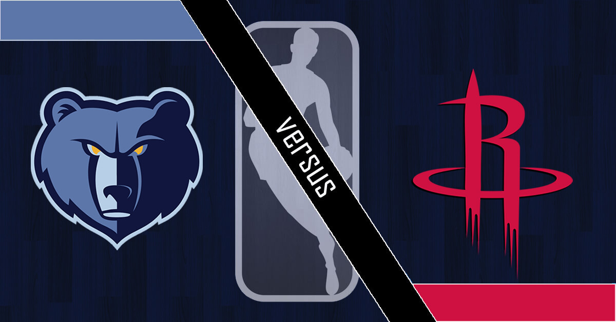 Memphis Grizzlies vs Houston Rockets Logos - NBA Logo