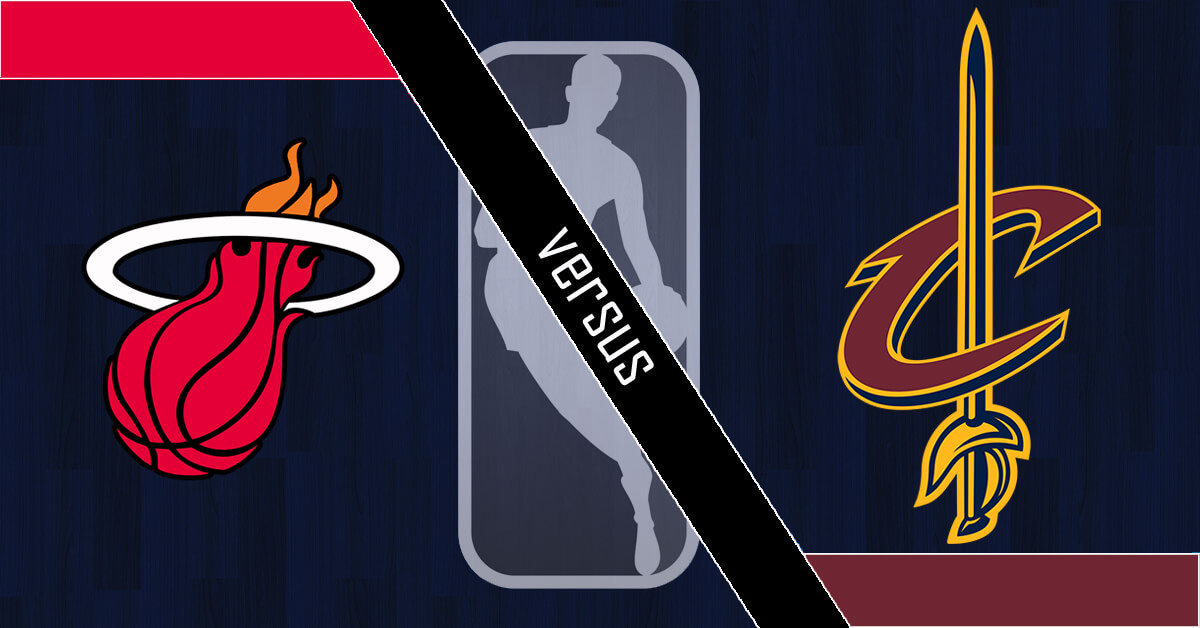 Miami Heat vs Cleveland Cavaliers Logos - NBA Logo