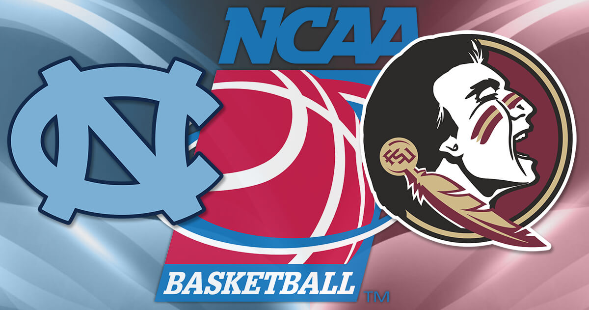 North Carolina vs Florida State Logos - NCAAM Logo