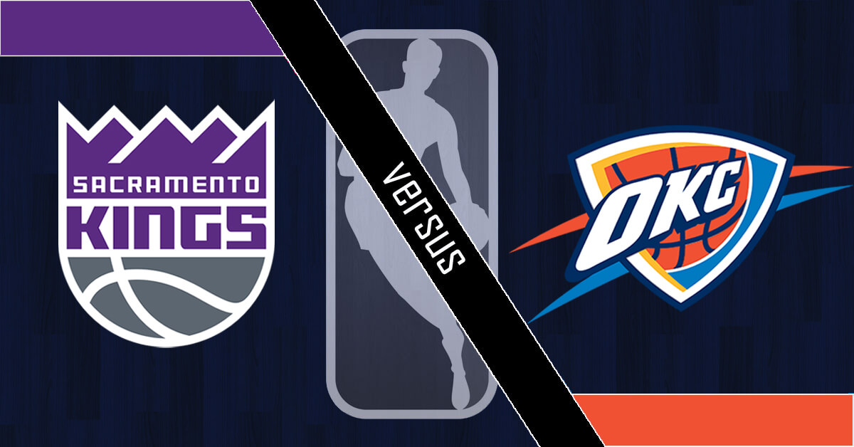 Sacramento Kings vs Oklahoma City Thunder Logos - NBA Logo