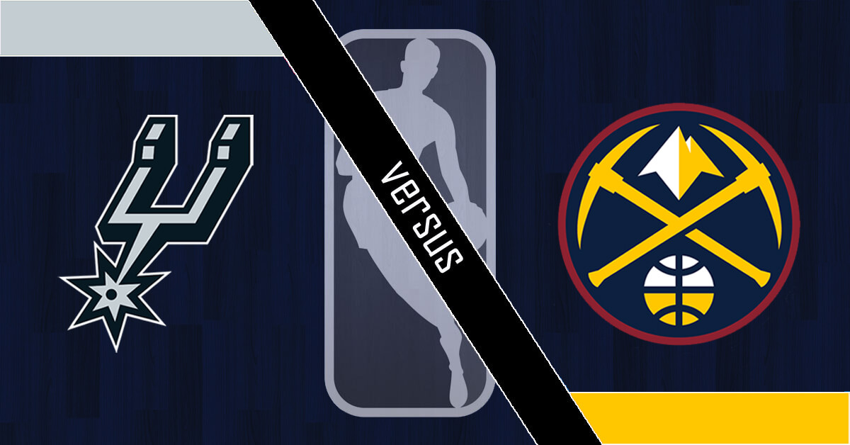 San Antonio Spurs vs Denver Nuggets Logos - NBA Logo