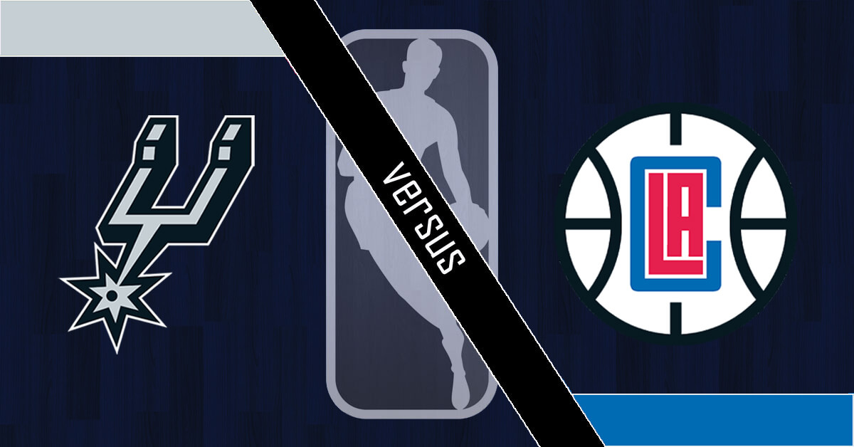 San Antonio Spurs vs Los Angeles Clippers Logos - NBA Logo