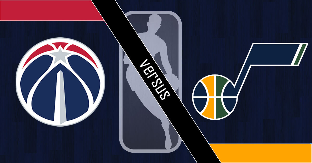 Washington Wizards vs Utah Jazz Logos - NBA Logo