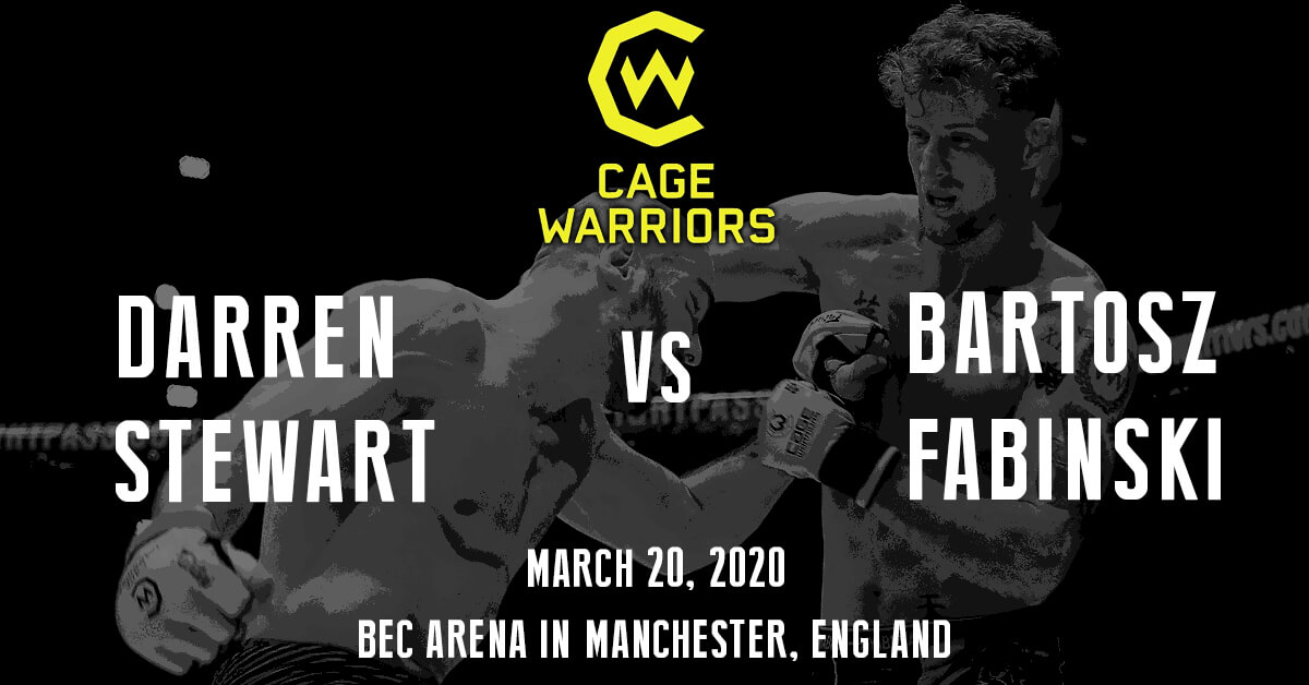 Darren Stewart vs Bartosz Fabinski - Cage Warriors Logo