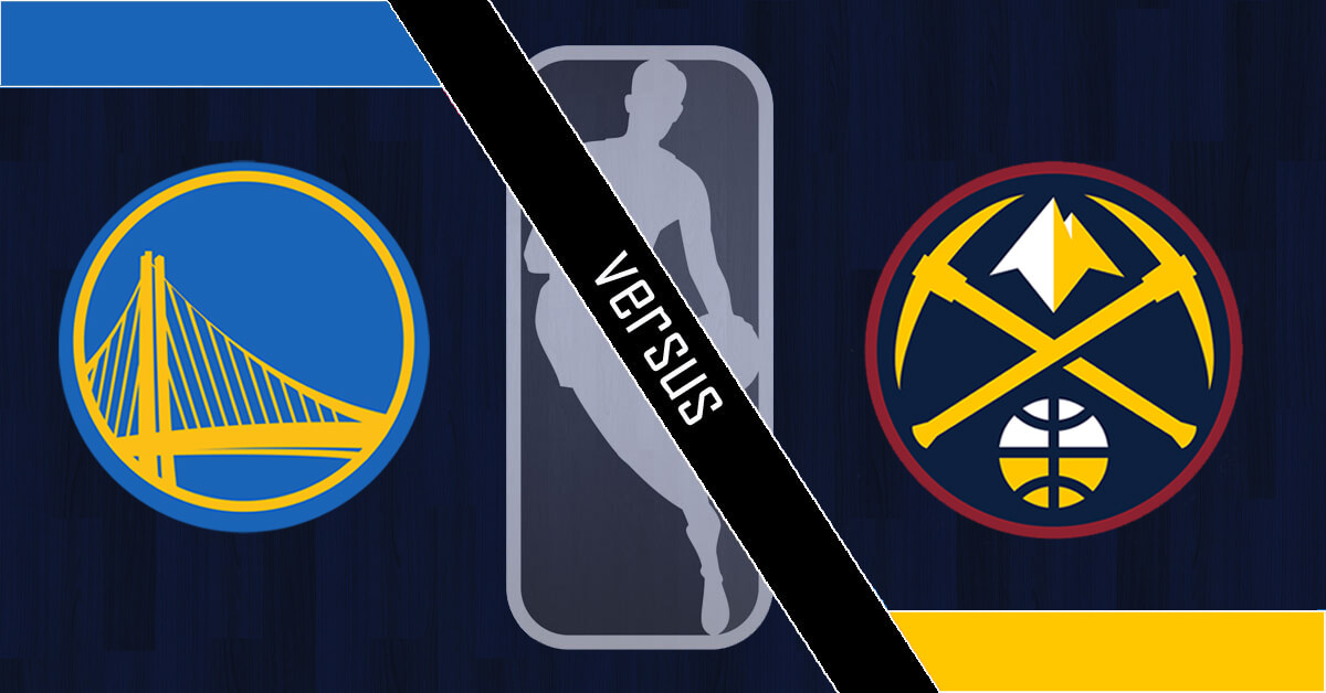 Golden State Warriors vs Denver Nuggets Logos - NBA Logo