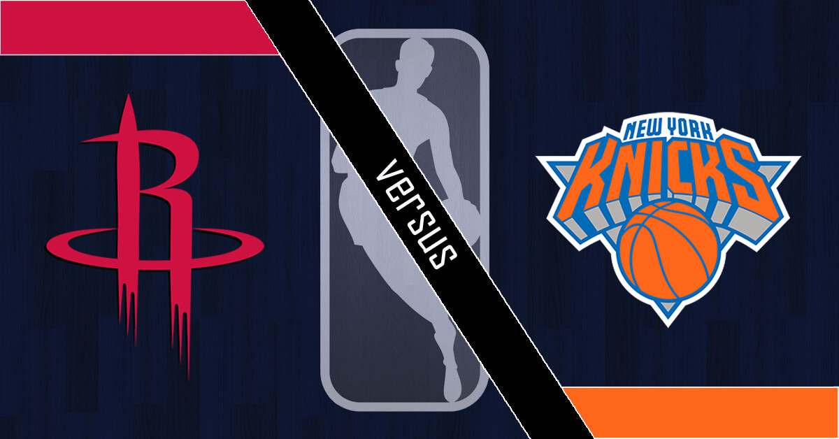 Houston Rockets vs New York Knicks Logos - NBA Logo