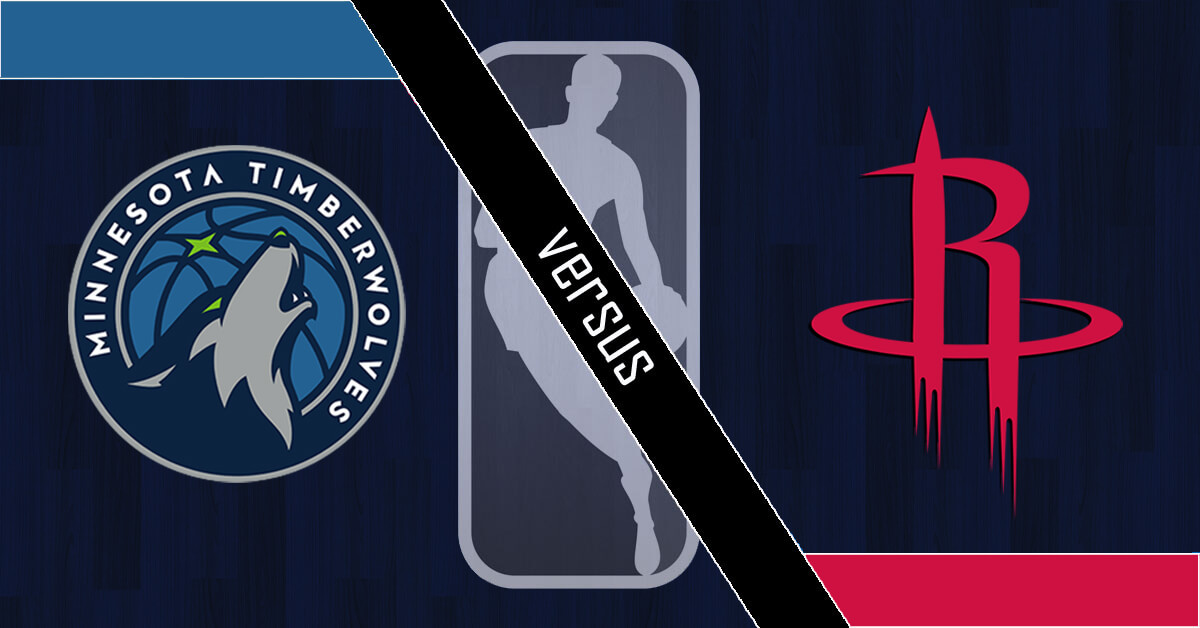Minnesota Timberwolves vs Houston Rockets Logos - NBA Logo