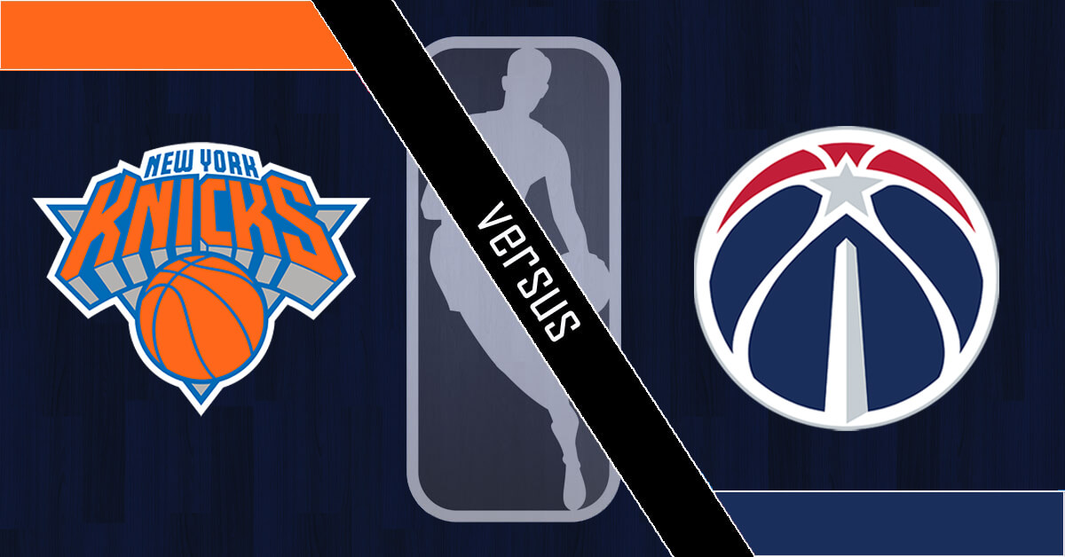 New York Knicks vs Washington Wizards Logos - NBA Logo