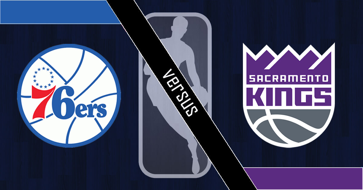 Philadelphia 76ers vs Sacramento Kings Logos - NBA Logo
