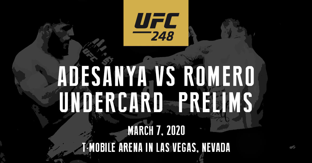 UFC 248 Logo - Adesanya vs Romero Undercard
