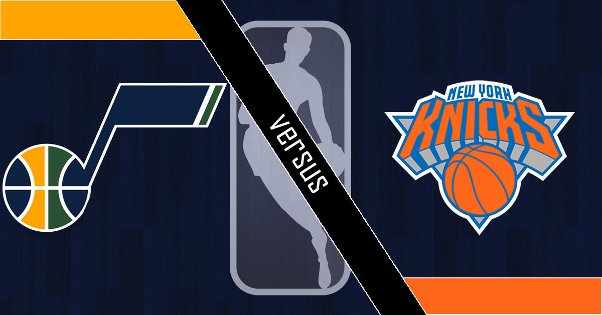 Utah Jazz vs New York Knicks Logos - NBA Logo