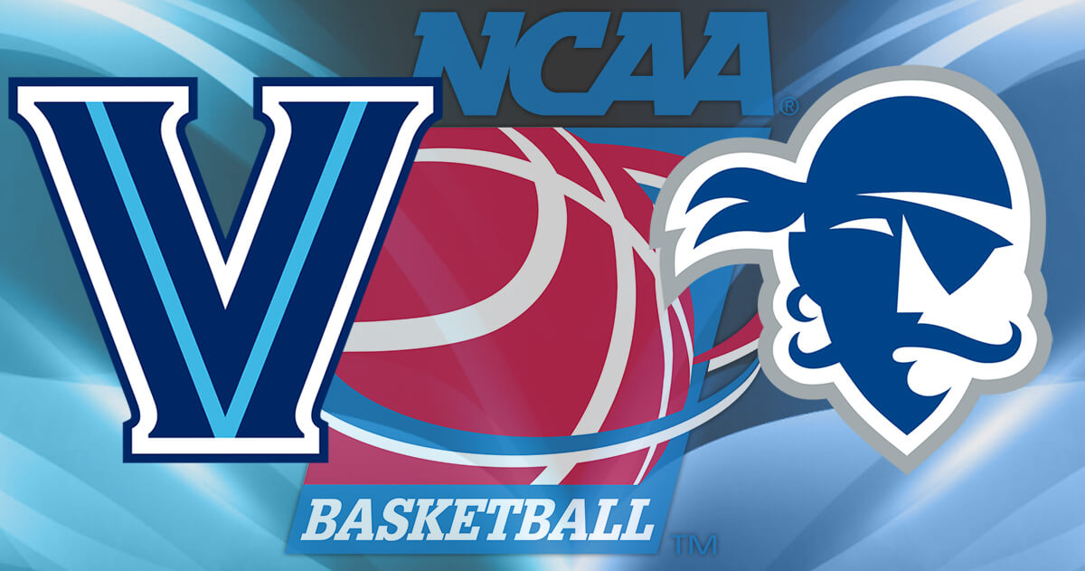 Villanova vs Seton Hall Logos - NCAA Basketball Logo