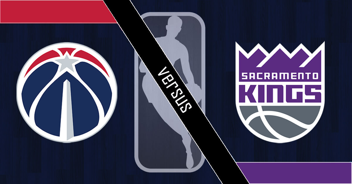 Washington Wizards vs Sacramento Kings Logos - NBA Logo