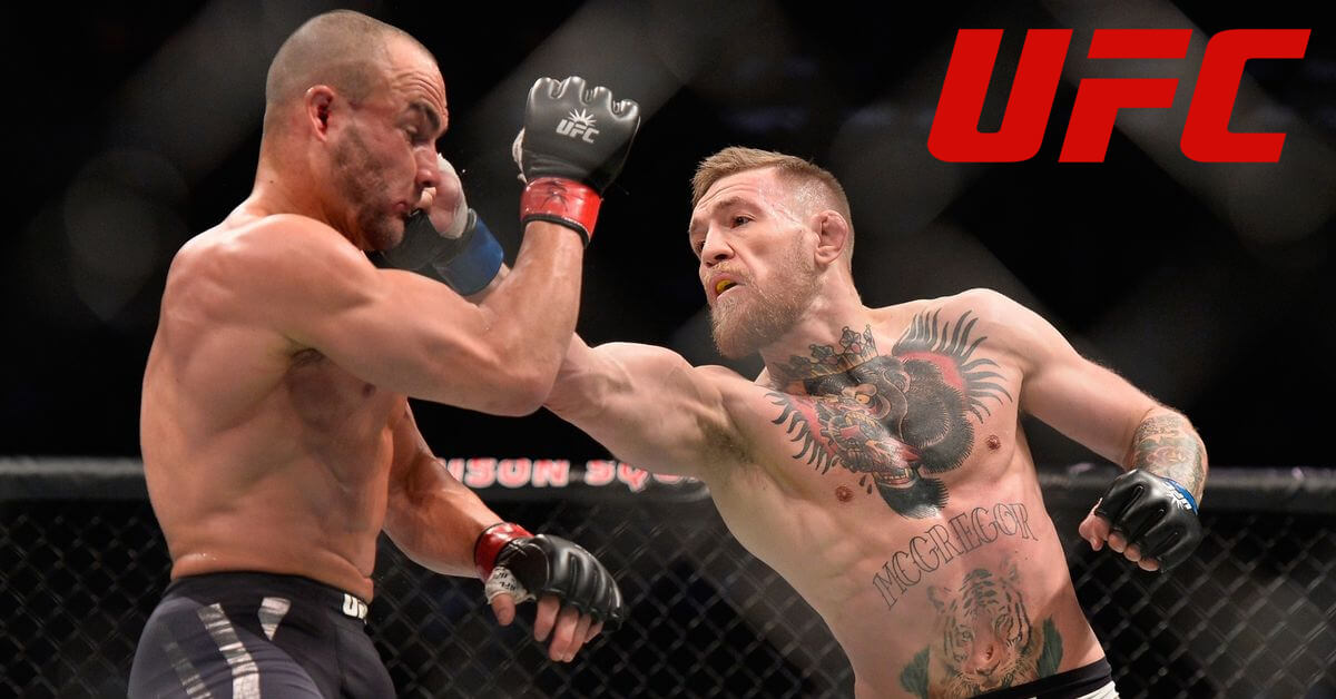 Eddie Alvarez vs Conor McGregor Fighting in UFC 205 - UFC Logo