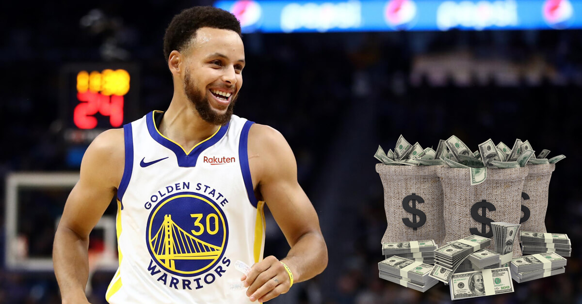 Steph Curry, Golden State Warriors - Bags of Money