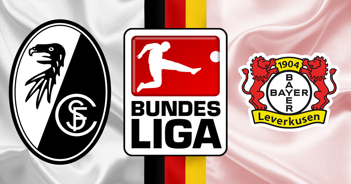 SC Freiburg and Bayer Leverkusen Logos - Bundesliga Logo