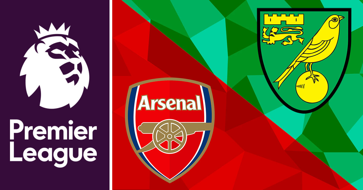 Arsenal vs Norwich City Logos - Premier League Logo
