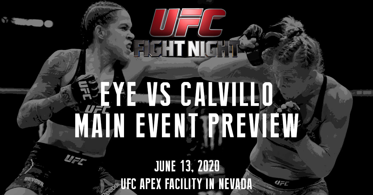 Jessica Eye vs Cynthia Calvillo - UFC Fight Night Logo