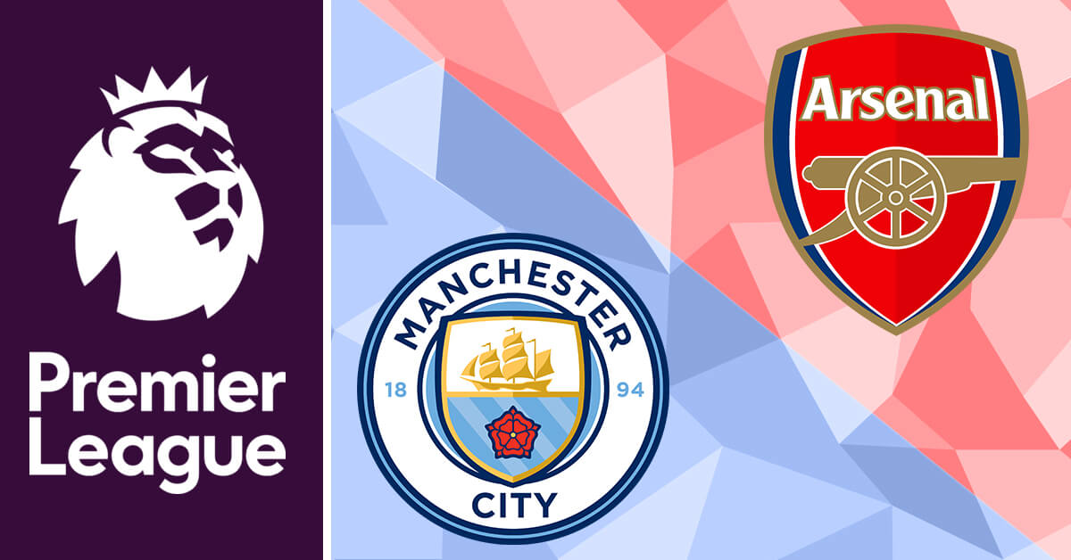 Manchester City vs Arsenal Logos - EPL Logo