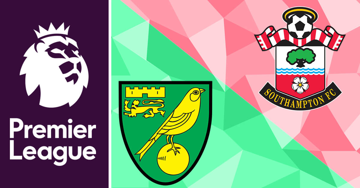 Norwich City vs Southampton Logos - Premier League Logo