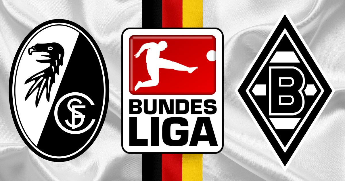 SC Freiburg and Borussia Monchengladbach Logos - Bundesliga Logo