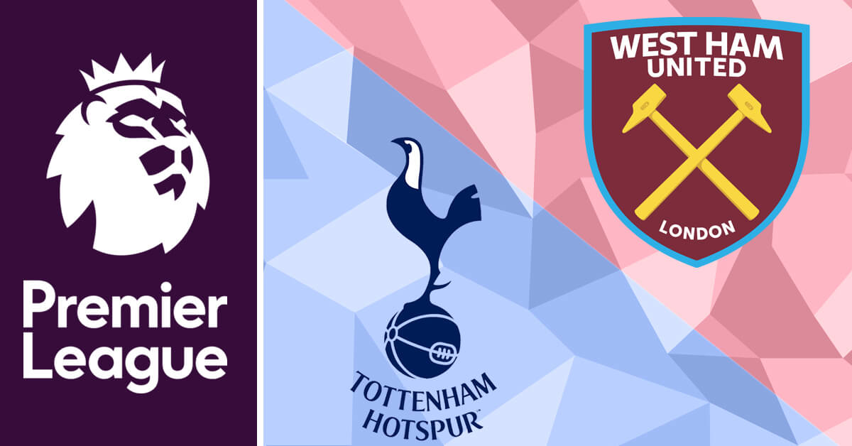 Tottenham vs West Ham Logos - Premier League Logo