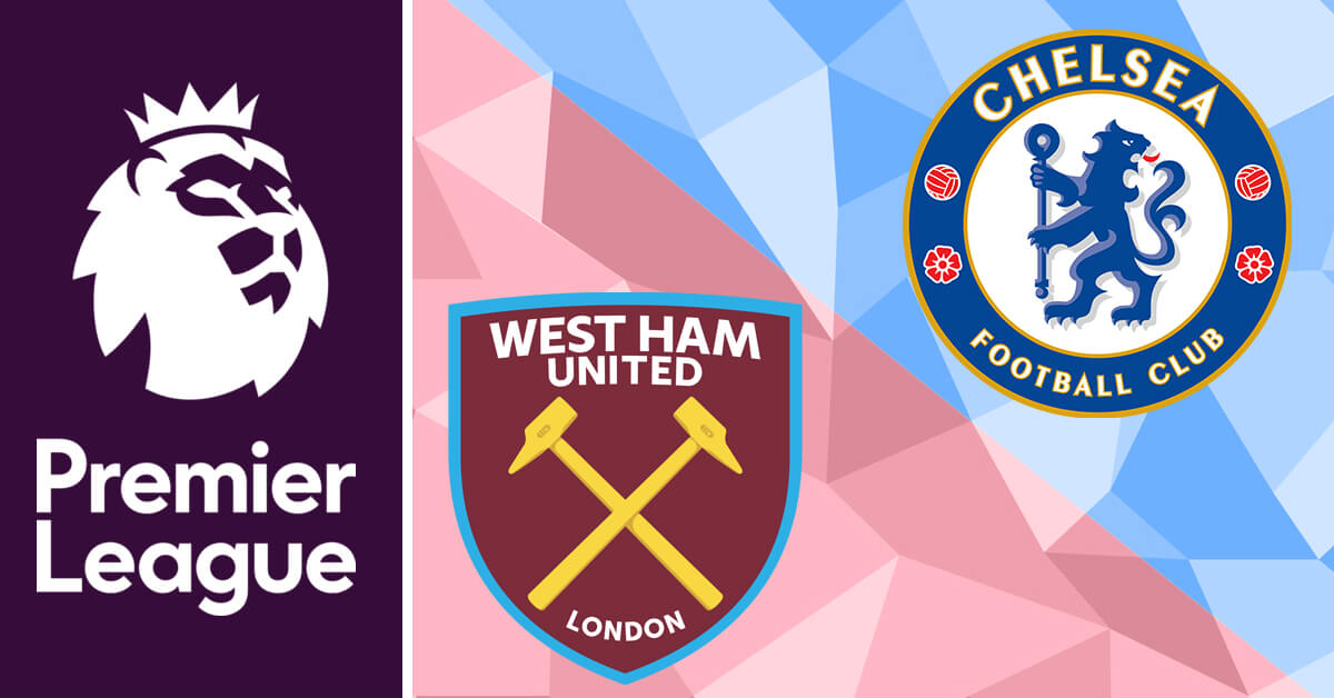 West Ham vs Chelsea Logos - Premier League Logo