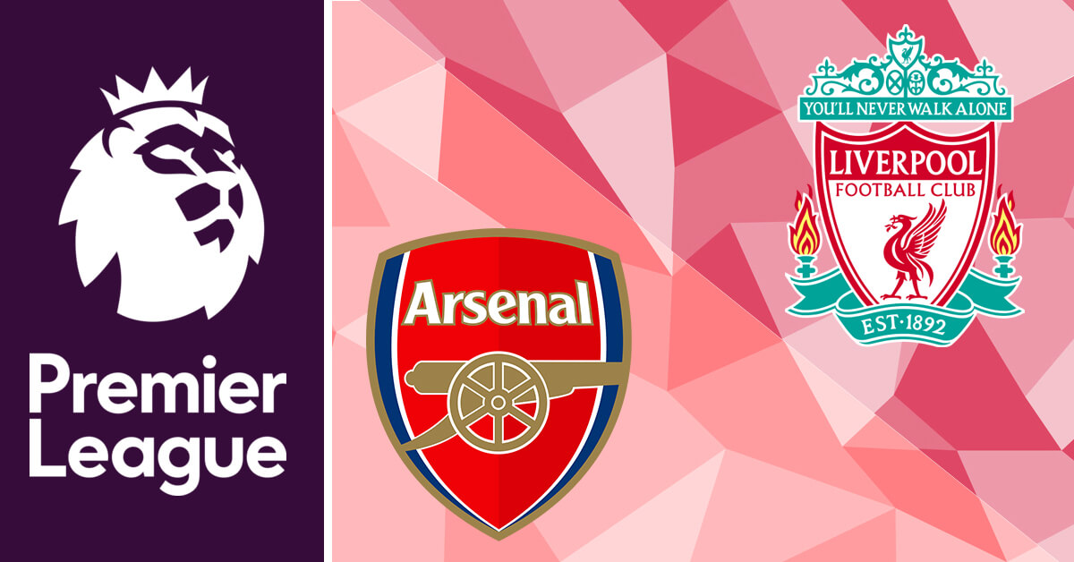 Arsenal vs Liverpool Logos - Premier League Logo