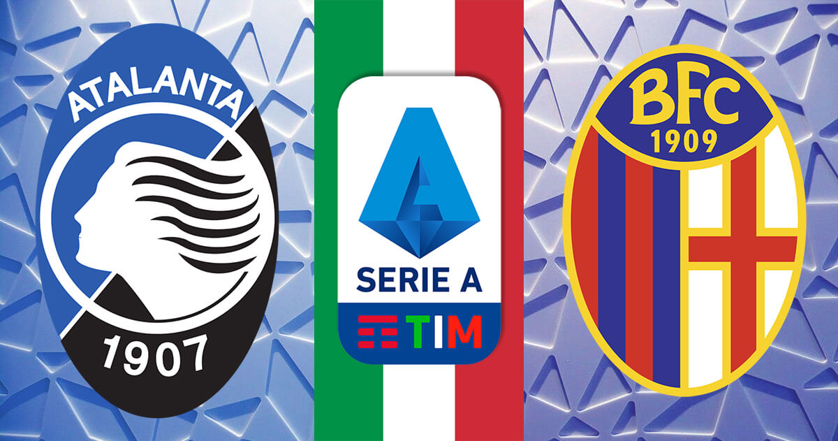 Atalanta vs Bologna Logos - Serie A Logo - Italy Flag